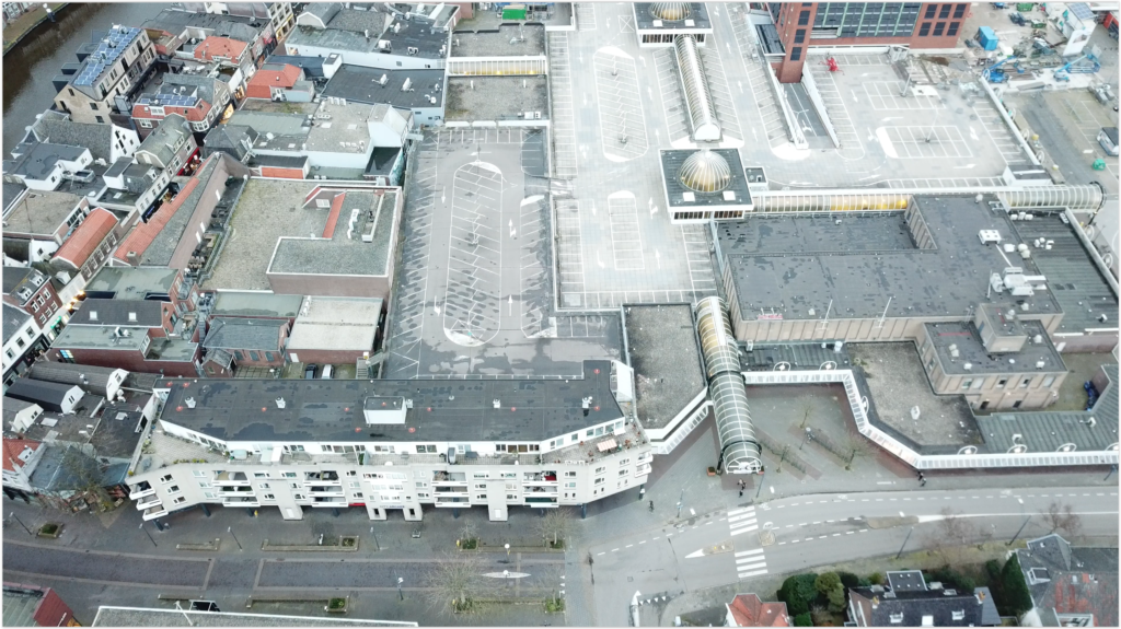 Drone shot van De Aarhof - Alphen aan den Rijn